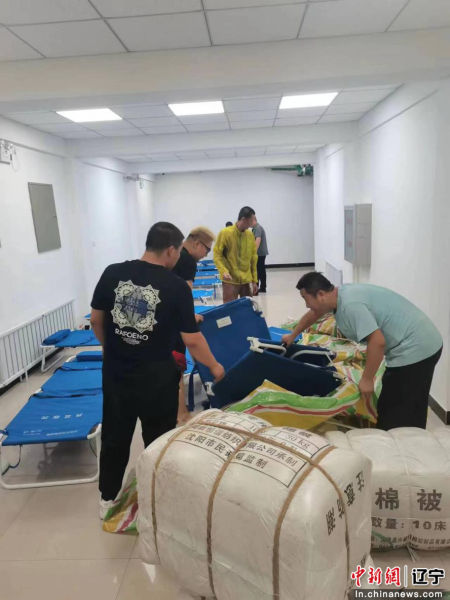 以迅应“汛” 沈阳于洪区光辉街道妥善转移安置避险群众