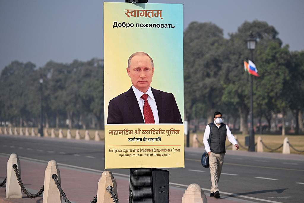 俄乌冲突后普京首访印度：能源与防务合作将是双方重点议题